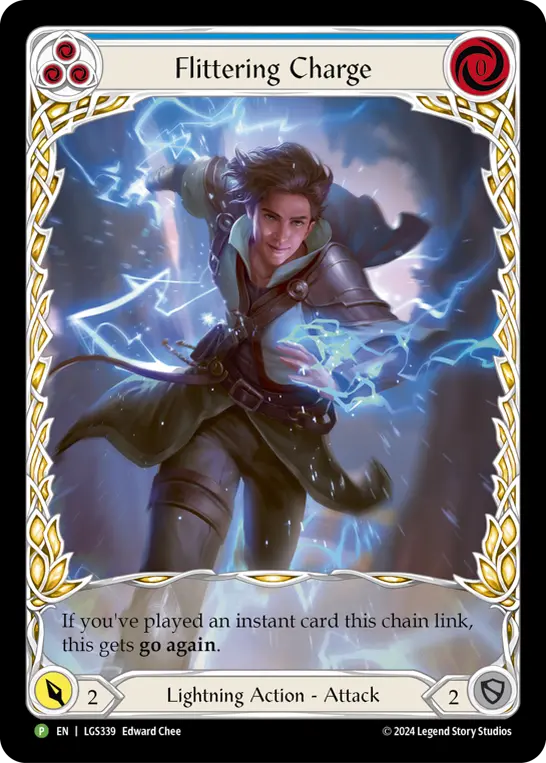 Flittering Charge (Blue)
