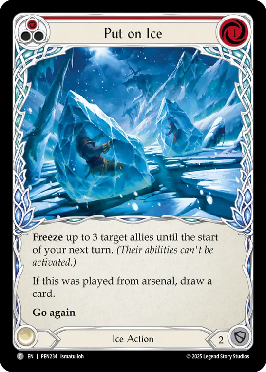 Put on Ice (Red)