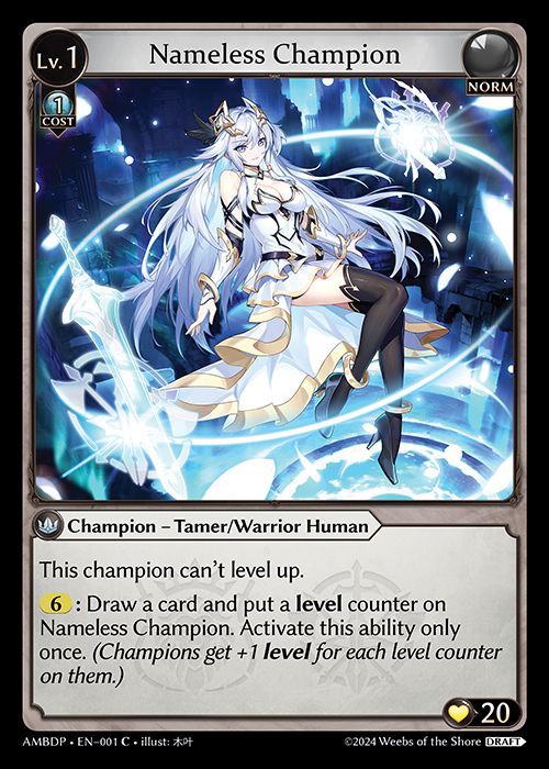 Nameless Champion (Tamer/Warrior)