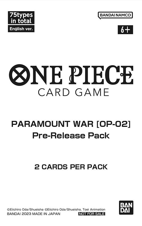 Paramount War - Pre-Release Pack