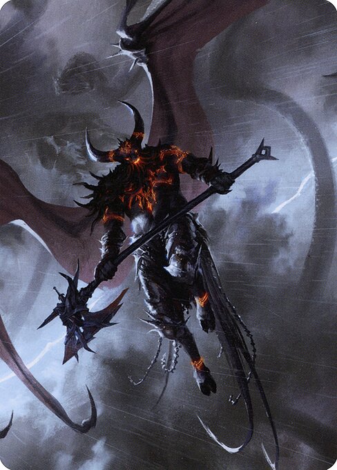 Burning-Rune Demon Art Card
