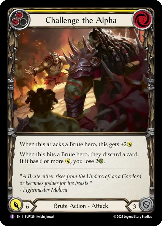 Challenge the Alpha (Yellow)