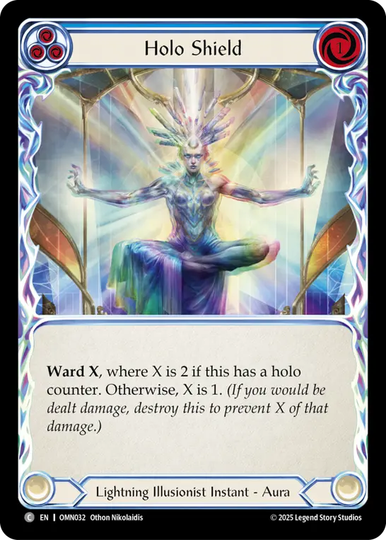 Holo Shield (Blue)