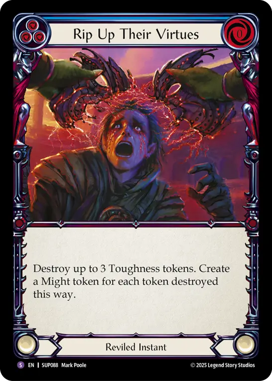 Rip Up Their Virtues (Blue)