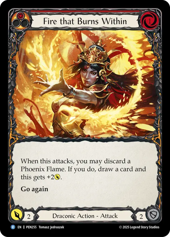 Fire that Burns Within (Red)