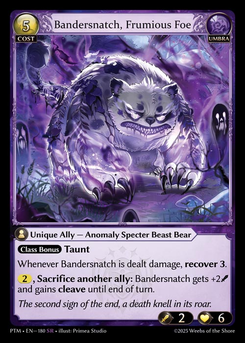 Bandersnatch, Frumious Foe