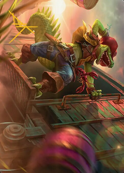 Leatherhead, Iron Gator Art Card