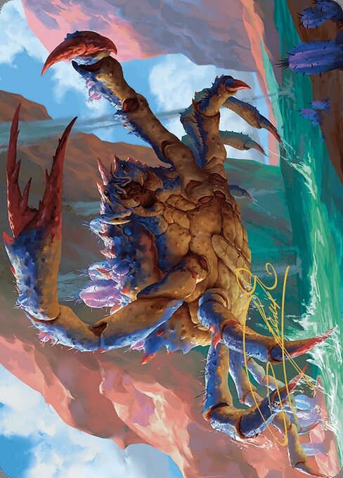Canyon Crab Art Card