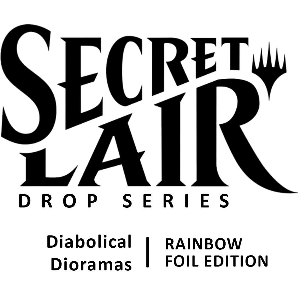 Secret Lair Drop Diabolical Dioramas Rainbow Foil