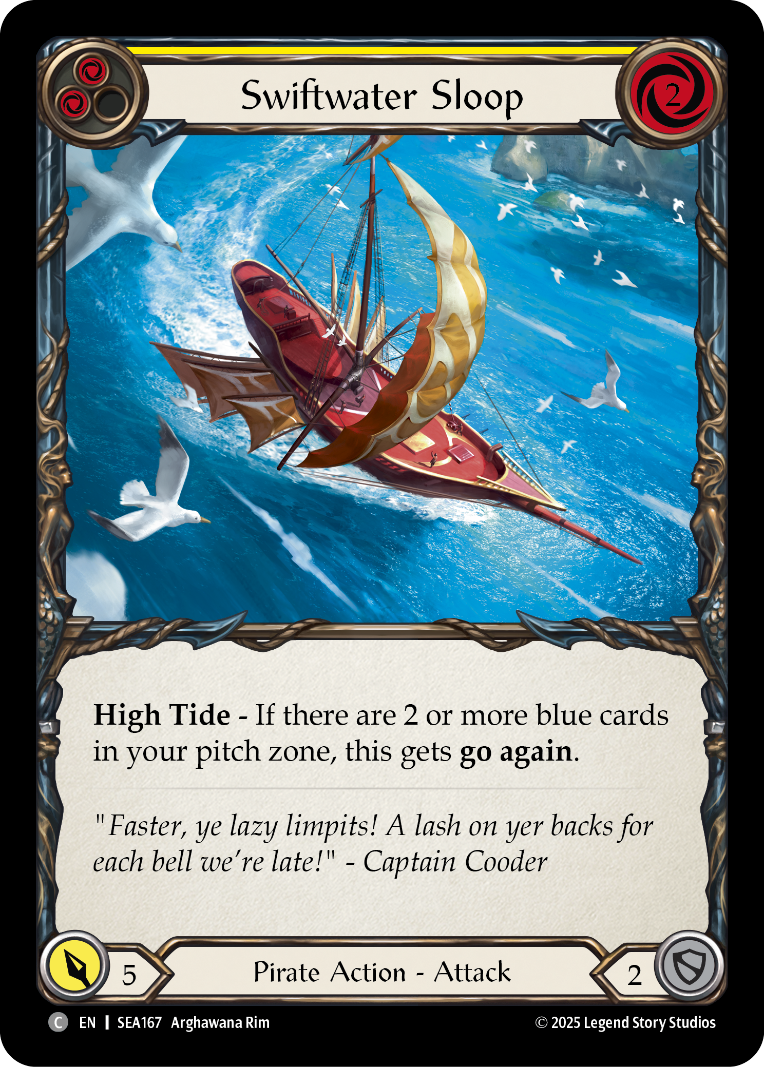 Swiftwater Sloop (Yellow)