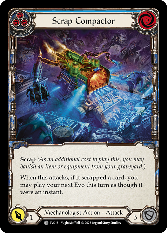 Scrap Compactor (Blue)