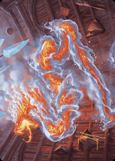 Scalding Viper Art Card