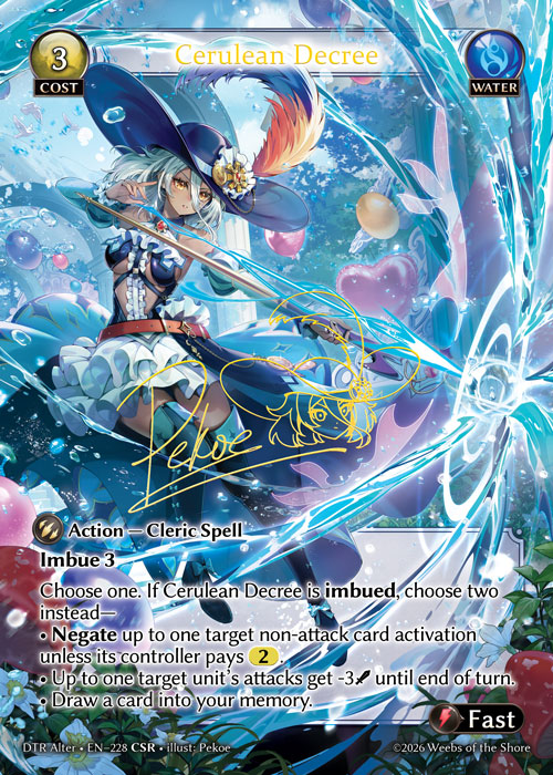 Cerulean Decree