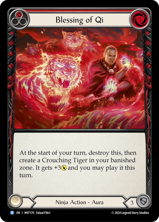 Blessing of Qi (Red)