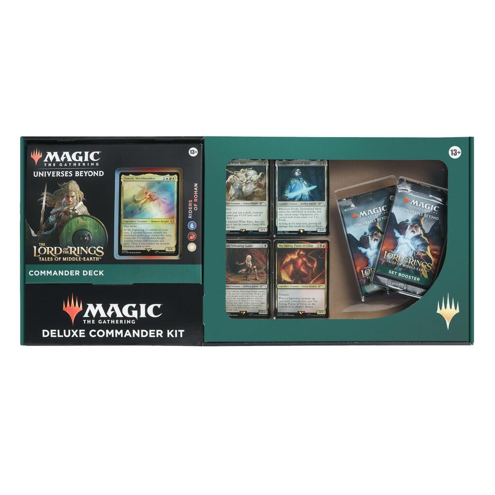 The Lord of the Rings Tales of Middle earth Deluxe Commander Kit Riders of Rohan Commander Bundle