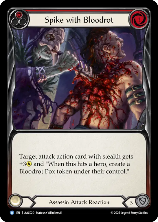 Spike with Bloodrot (Red)