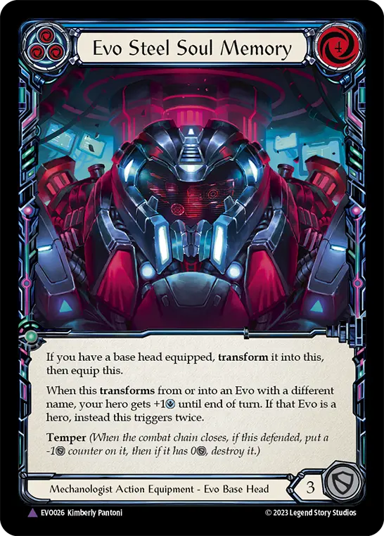 Evo Steel Soul Memory (Blue)