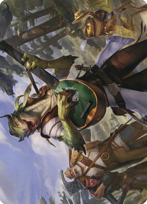 Wandering Troubadour Art Card