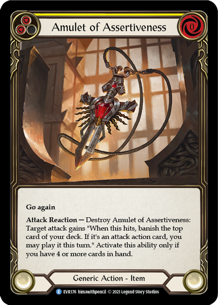 Amulet of Assertiveness (Yellow)