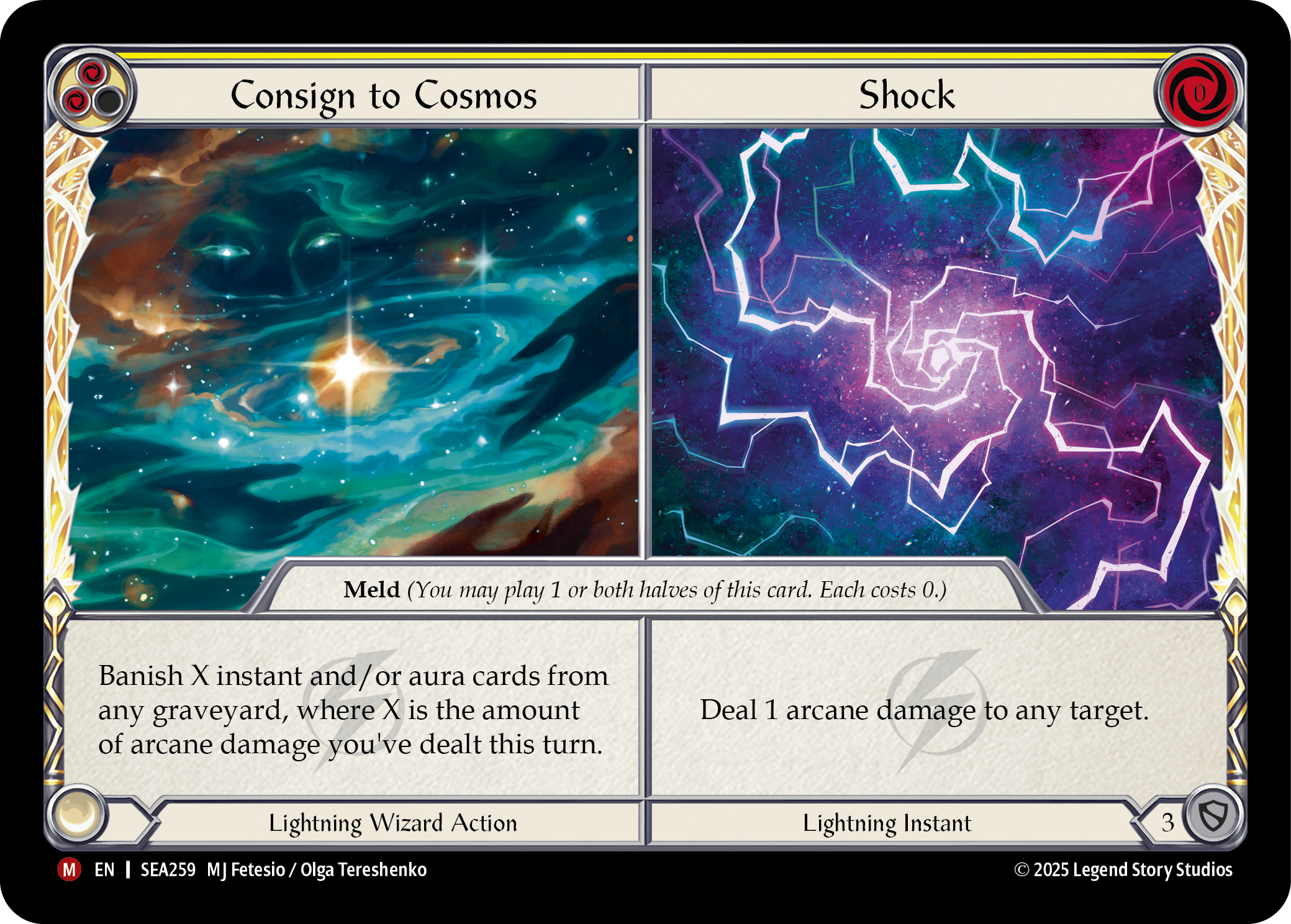 Consign to Cosmos // Shock (Yellow)