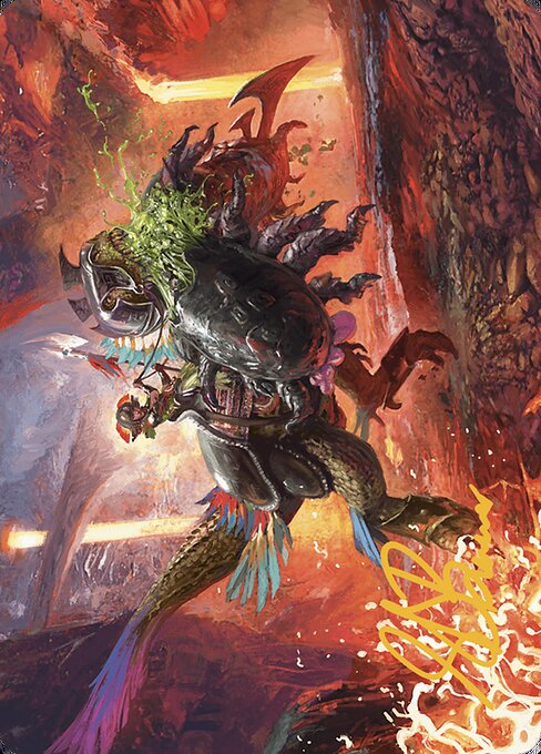 Triumphant Chomp Art Card