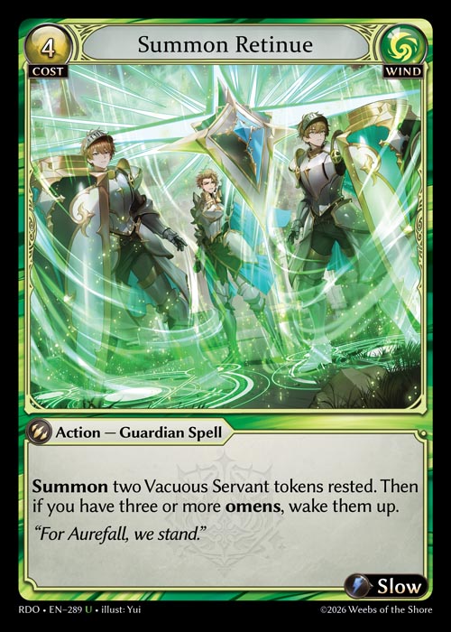Summon Retinue