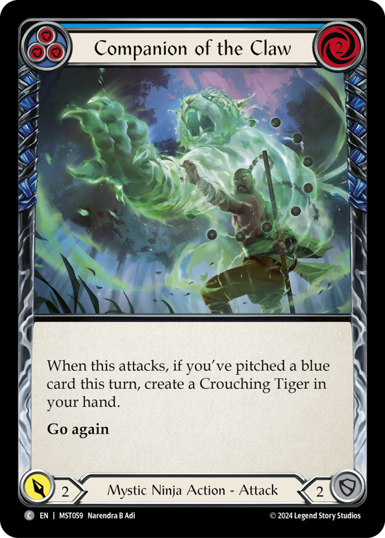 Companion of the Claw (Blue)