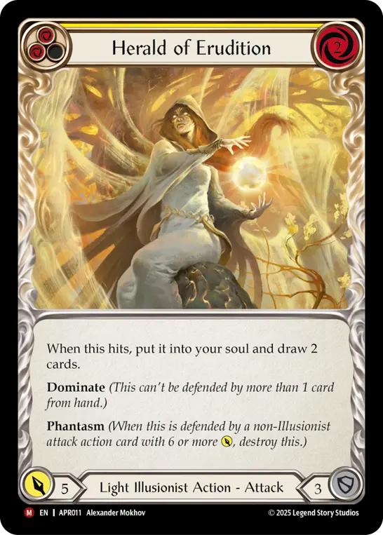 Herald of Erudition (Yellow)