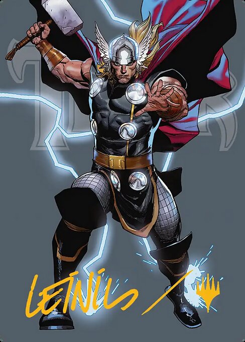 Thor, God of Thunder Art Card