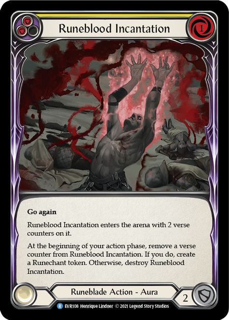 Runeblood Incantation (Yellow)