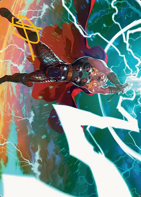 Lightning Strike Art Card
