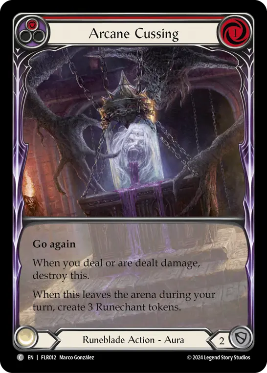 Arcane Cussing (Red)