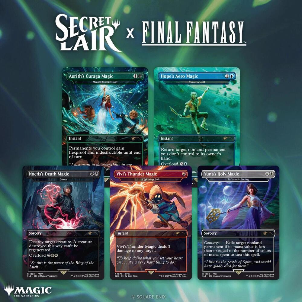 Secret Lair Drop Secret Lair x FINAL FANTASY Grimoire