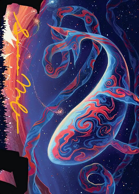 Spectacular Skywhale Art Card