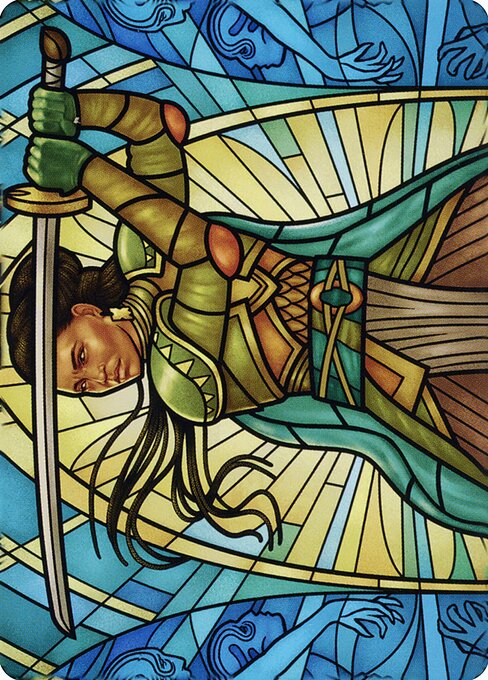 Shanna, Purifying Blade Art Card