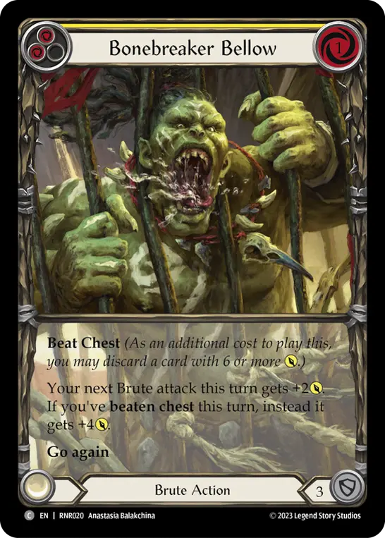 Bonebreaker Bellow (Yellow)