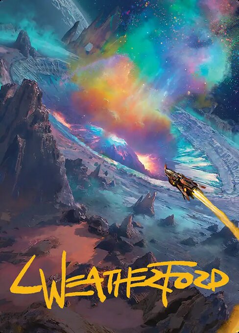 Meteor Crater Art Card