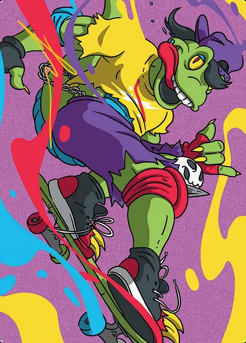 Mondo Gecko Art Card