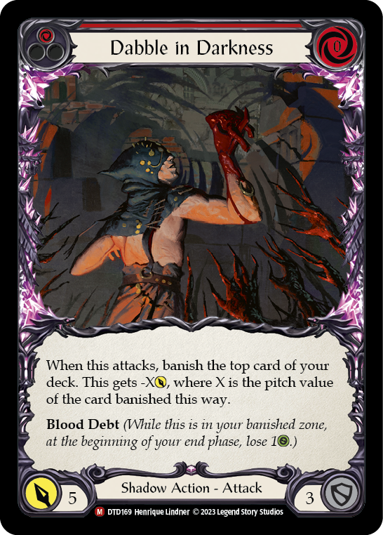 Dabble in Darkness (Red)