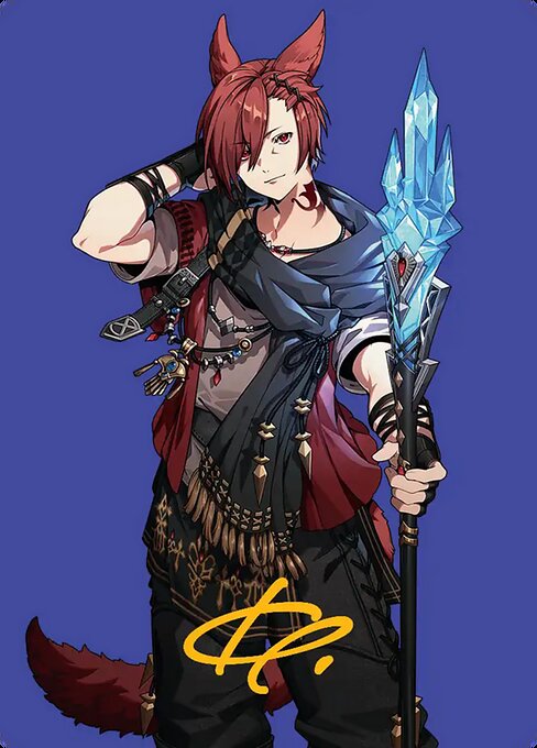 G'raha Tia, Scion Reborn Art Card