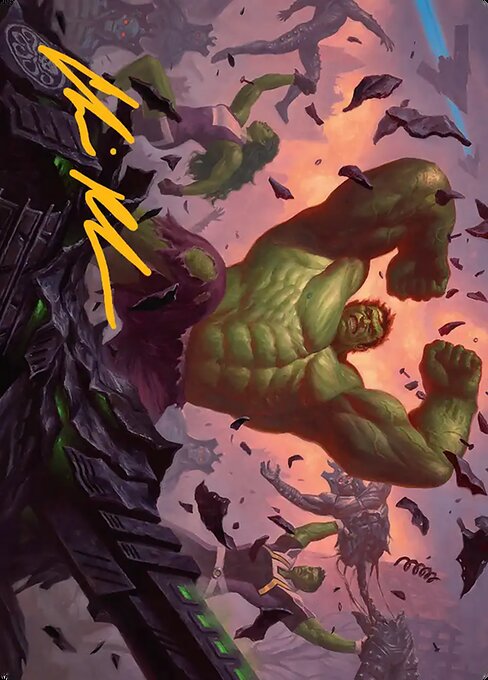 HULK SMASH! Art Card