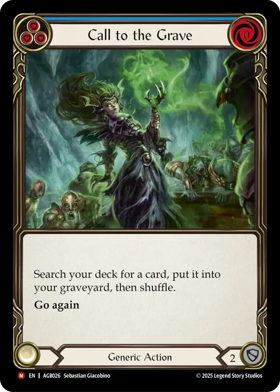 Call to the Grave (Blue)