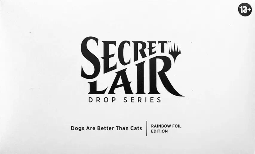 Secret Lair Drop Dogs Are Better Than Cats Rainbow Foil