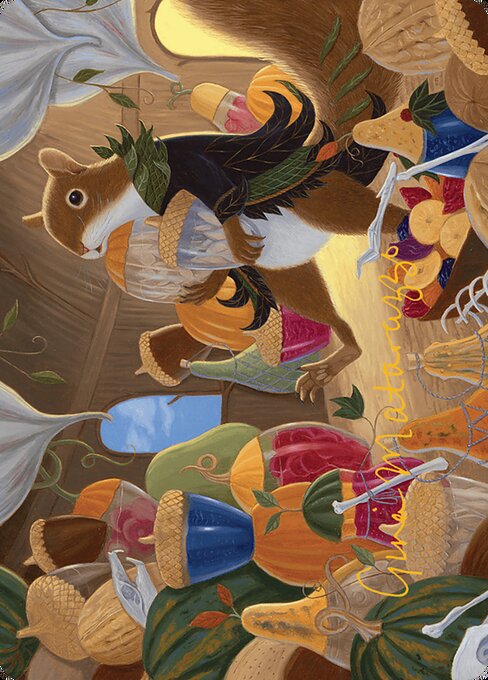 Stocking the Pantry Art Card