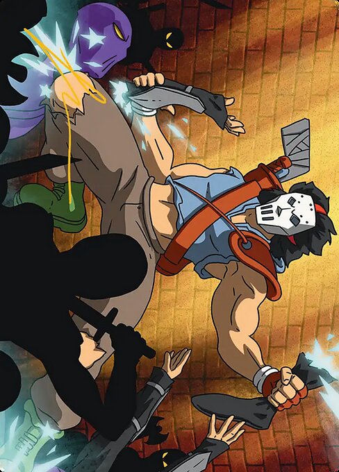 Casey Jones, Vigilante Art Card