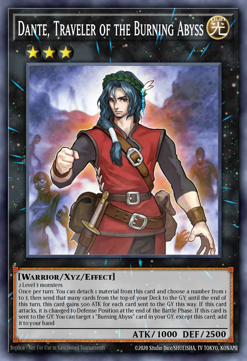 Dante, Traveler of the Burning Abyss