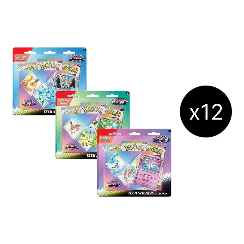 Prismatic Evolutions Tech Sticker Collection Case