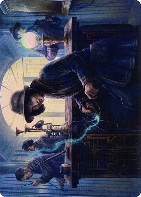 Wiretapping Art Card