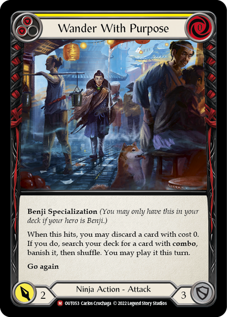 Wander With Purpose (Yellow)