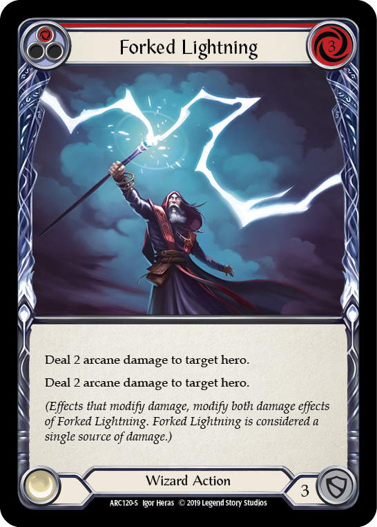 Forked Lightning (Red)
